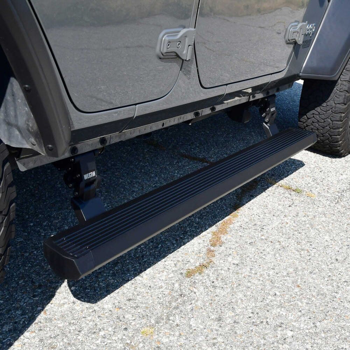 Pro-E Electric Power Drop Down Running Boards for 2018-2024 Jeep Wrangler JL 4 Door - Recon Recovery - Recon Recovery