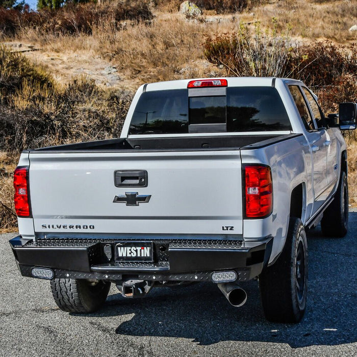 Westin HDX Bandit Rear Bumper for 2015-2019 Chevrolet Silverado Sierra 2500 & 3500 - Recon Recovery - Recon Recovery