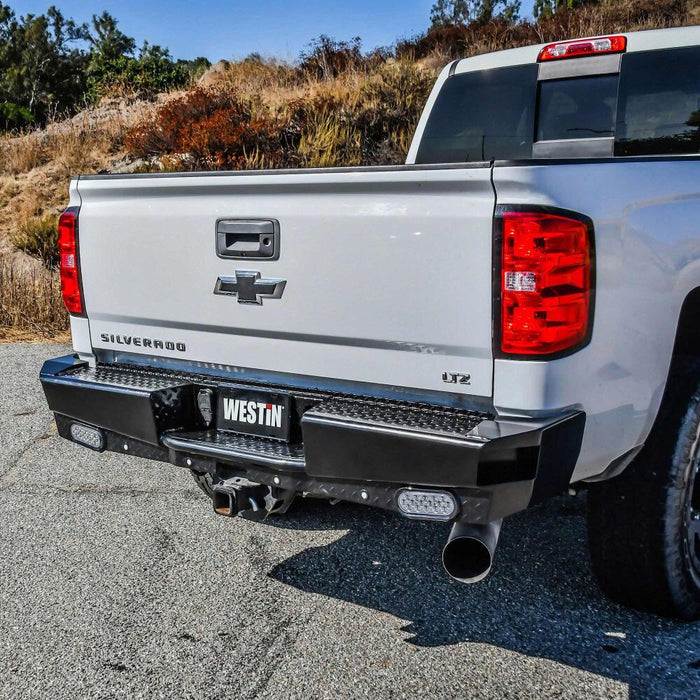 Westin HDX Bandit Rear Bumper for 2015-2019 Chevrolet Silverado Sierra 2500 & 3500 - Recon Recovery - Recon Recovery