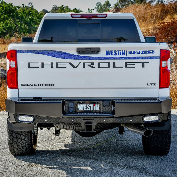 Westin HDX Bandit Rear Bumper for 2019-2024 GMC Silverado Sierra 1500 2500 3500 - Recon Recovery - Recon Recovery