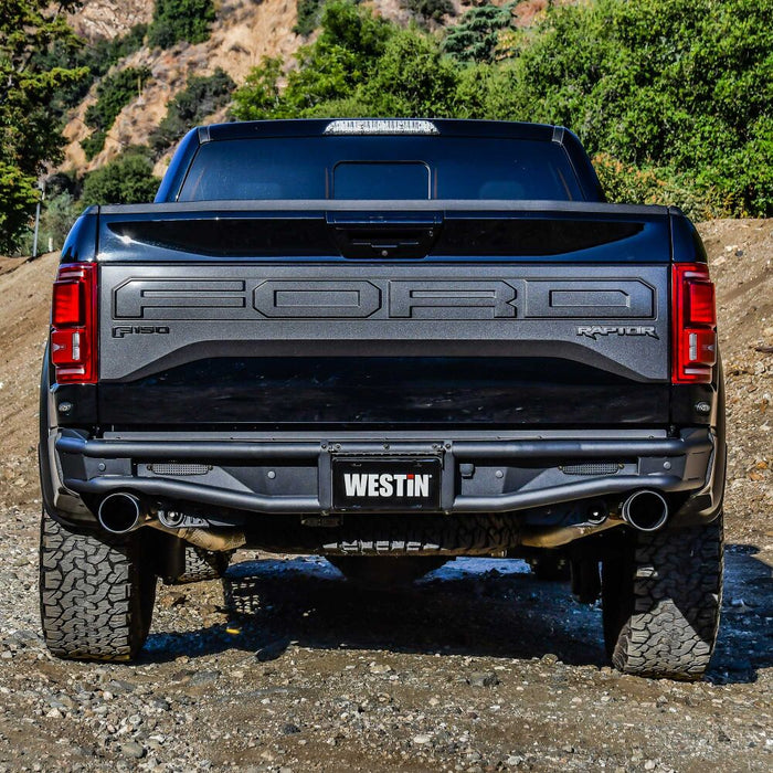 Ford Raptor Back Protector Westin Outlaw High Clearance Rear Bumper for 2017-2020 Ford Raptor - R ...
