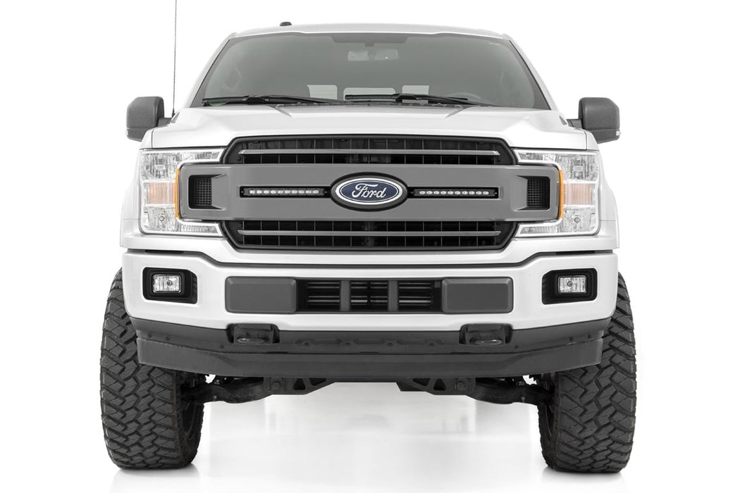 Rough Country Dual 10 inch LED Grille Kit for 2018-2020 F-150 XLT - Recon Recovery