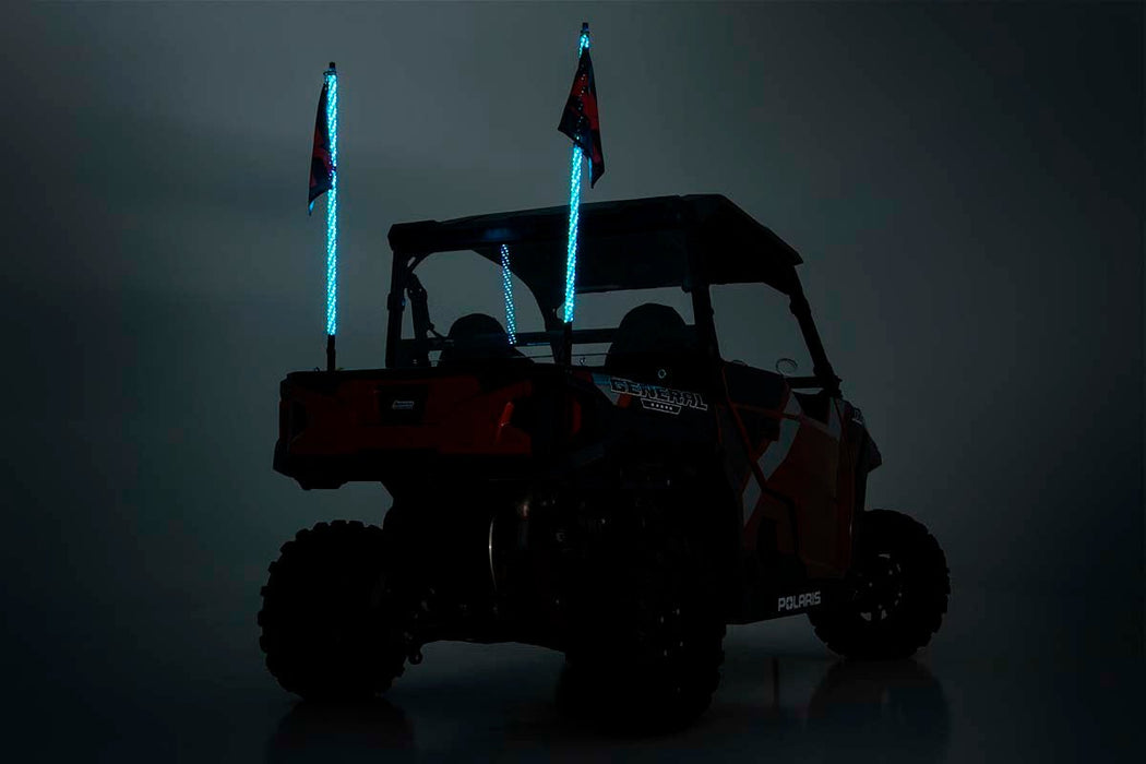 Rough Country 93004 UTV Whip Light - Multicolor, Sold as Pair - Recon Recovery