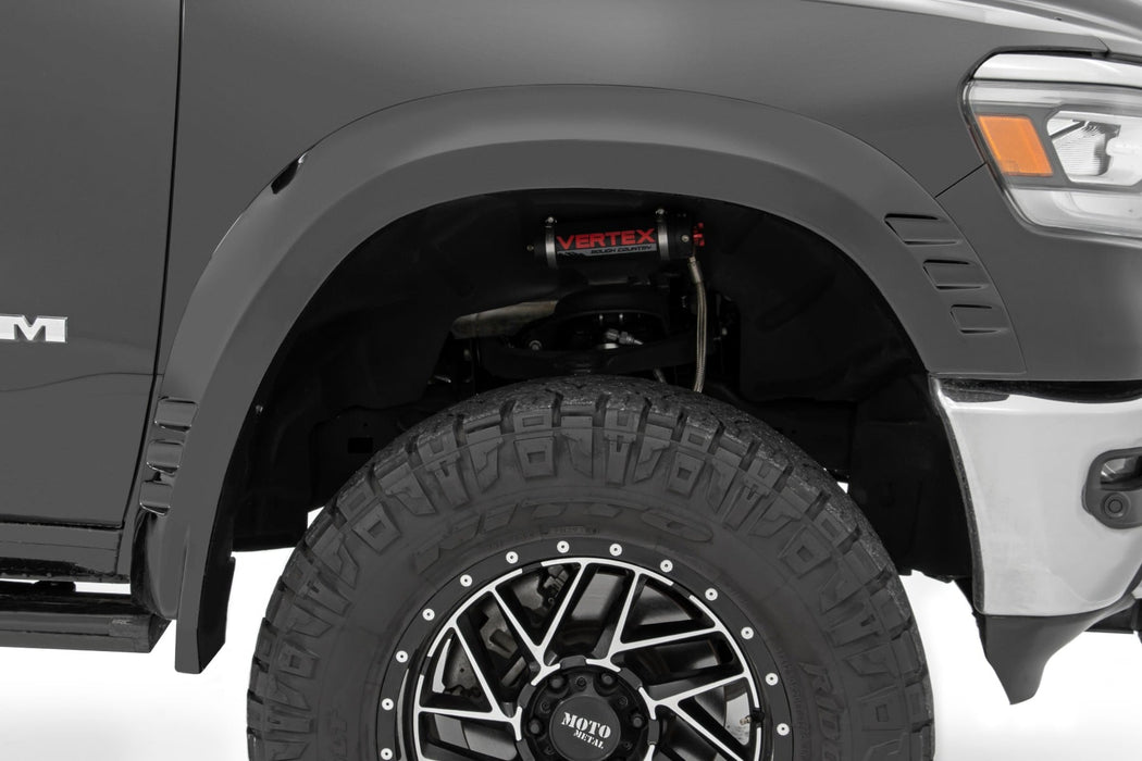 Rough Country SF1 Fender Flares for 2019 - 2024 Ram 1500 - Recon Recovery