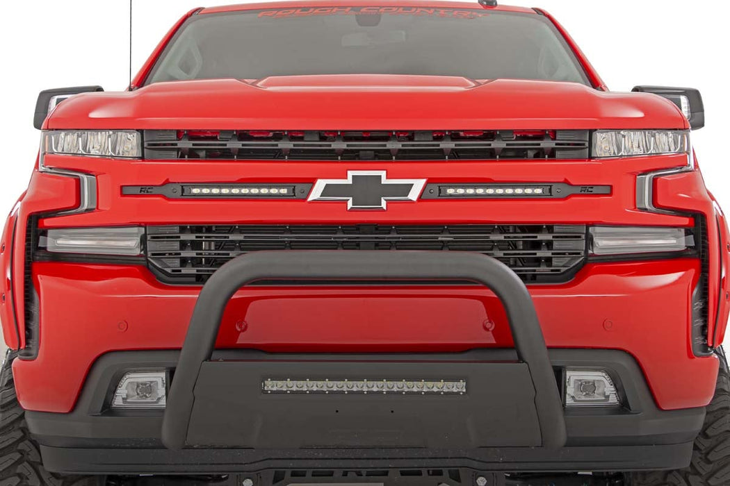 Rough Country Dual 10 inch LED Grille Kit for 2019-2022 Chevy Silverado 1500 - Recon Recovery