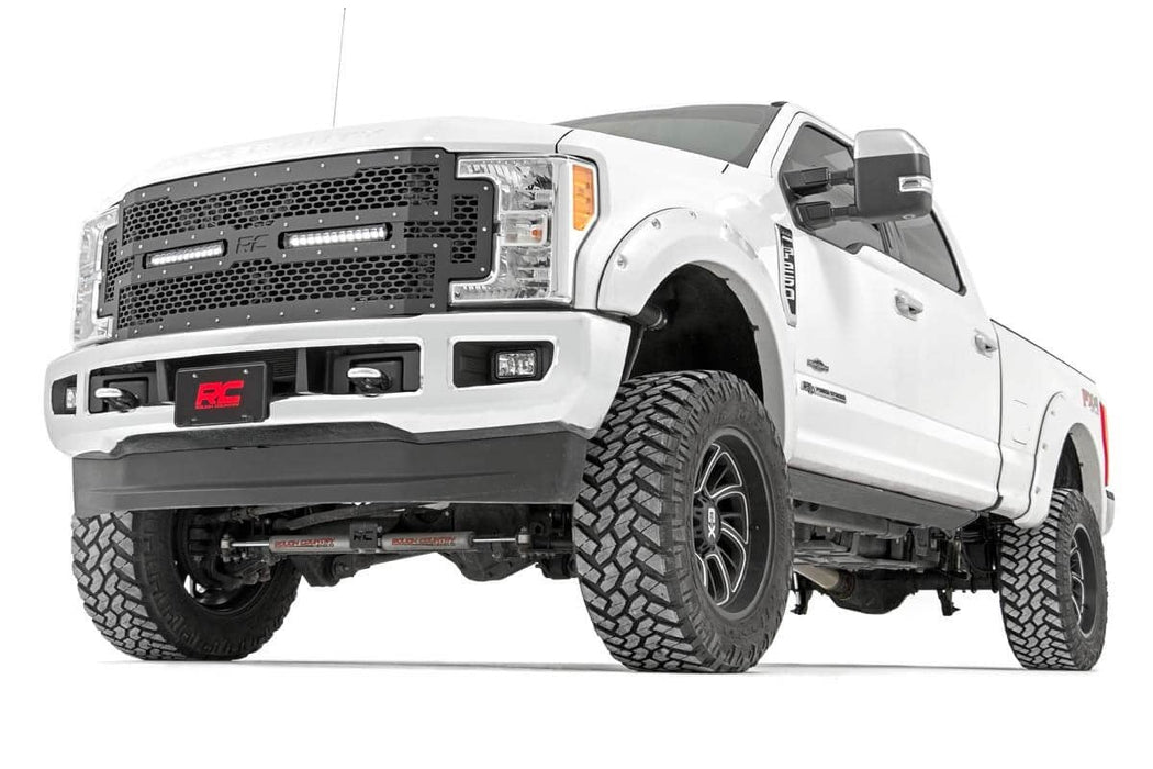 Rough Country Mesh Grille for 2017 - 2019 Ford F - 250 & F - 350 - Recon Recovery