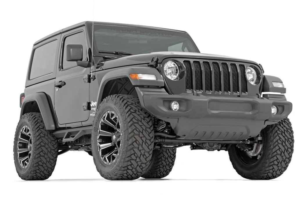 Rough Country Bolt On 2.5" Suspension Lift Kit for 2024 Jeep Wrangler JL 2 Door w/ v2 Monotube