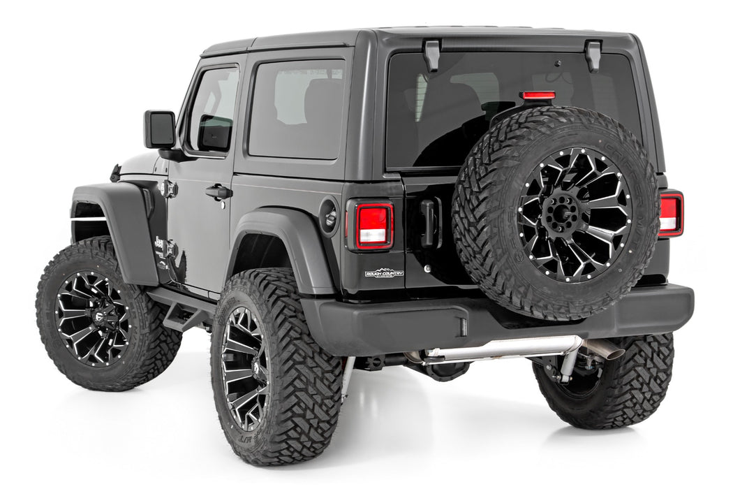 Rough Country Bolt On 2.5" Suspension Lift Kit for 2024 Jeep Wrangler JL 2 Door w/ v2 Monotube