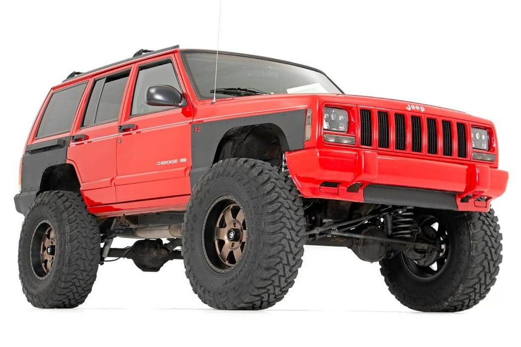 Rough Country Fender & Quarter Panel Armor for 1997 - 2001 Jeep Cherokee XJ - Recon Recovery