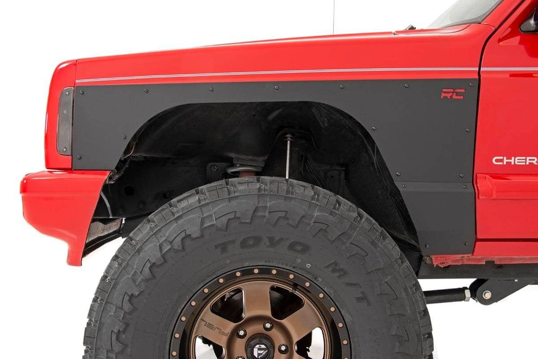 Rough Country Fender & Quarter Panel Armor for 1997 - 2001 Jeep Cherokee XJ - Recon Recovery