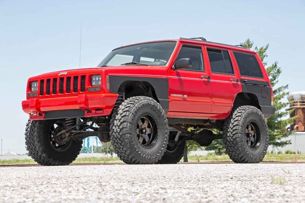 Rough Country Fender & Quarter Panel Armor for 1997 - 2001 Jeep Cherokee XJ - Recon Recovery