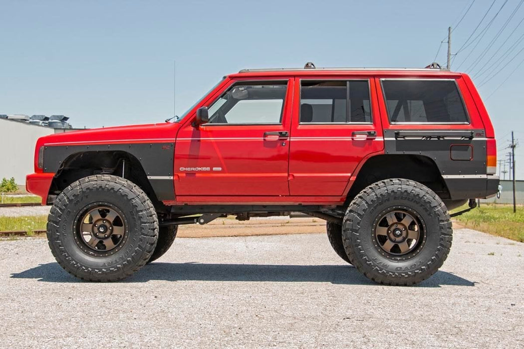 Rough Country Fender & Quarter Panel Armor for 1984 - 1996 Jeep Cherokee XJ - Recon Recovery