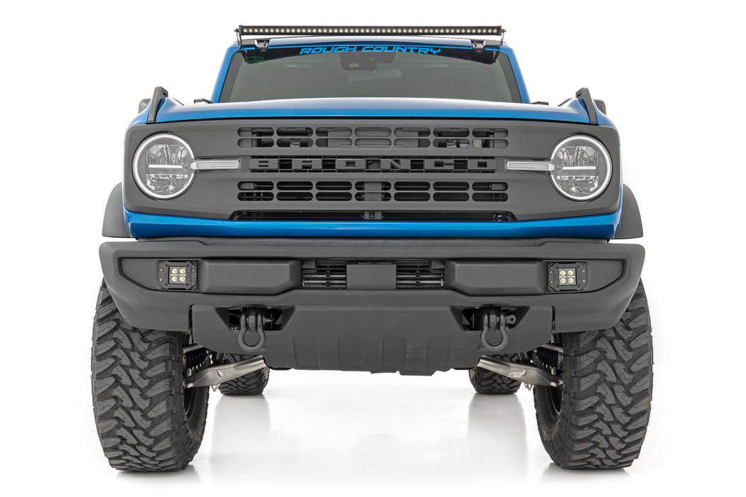 Rough Country Tow Hook Brackets for 2021 - 2026 Ford Bronco - Recon Recovery