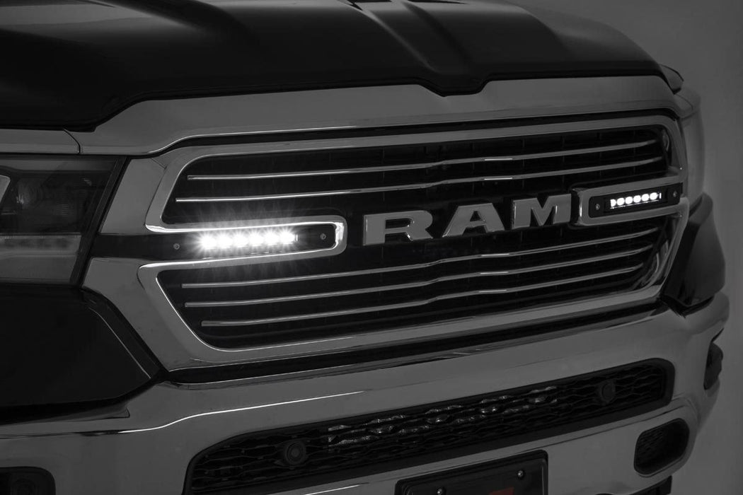 Rough Country Dual 6in LED Grille Kit for 2019 - 2024 Ram 1500 - Recon Recovery
