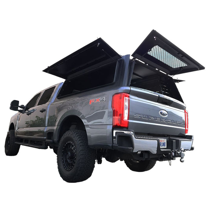 OVS Expedition Stainless Steel Bed Cap with Wing Doors for 2023 - 2026 Ford F - 250 & F - 350 - Recon Recovery