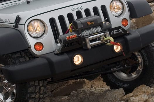 Rough Country Winch Mounting Plate for 2007 - 2018 Jeep Wrangler JK/Wrangler Unlimited - Recon Recovery