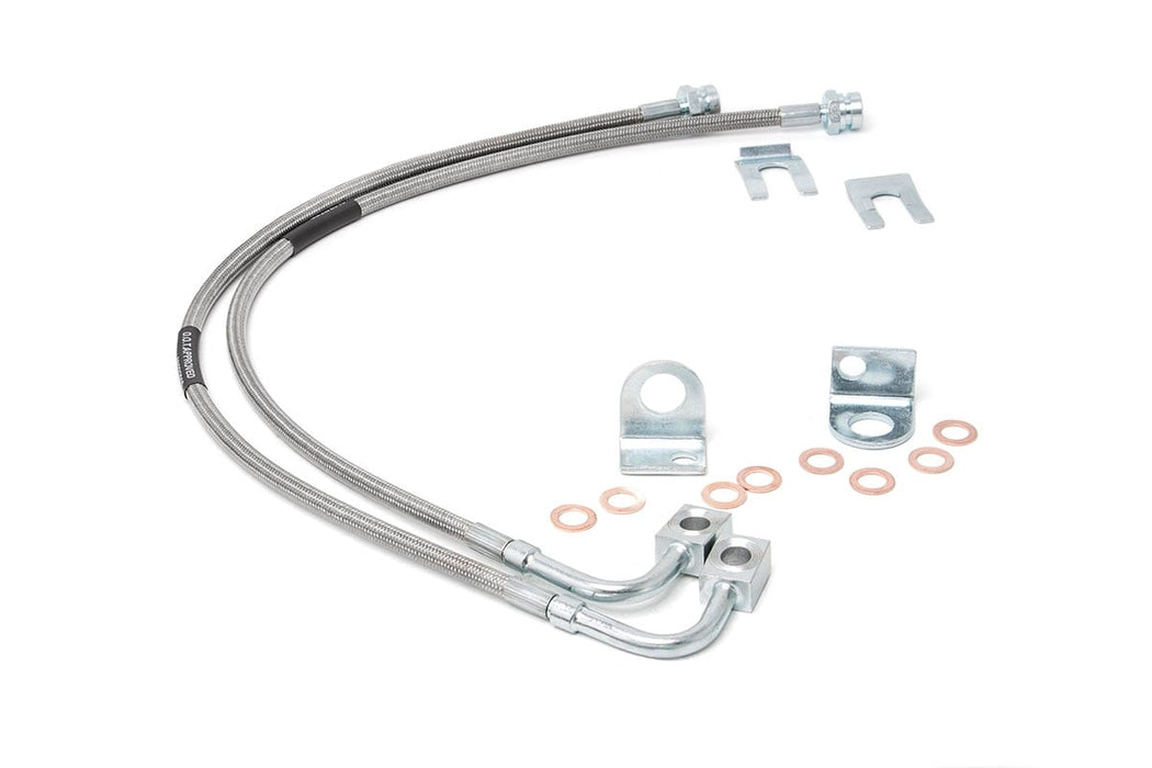 Rough Country Brake Lines for 2007 - 2018 Jeep Wrangler JK/Wrangler Unlimited - Recon Recovery