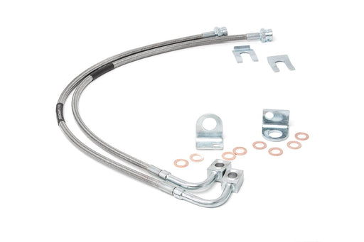 Rough Country Brake Lines for 2007 - 2018 Jeep Wrangler JK/Wrangler Unlimited - Recon Recovery