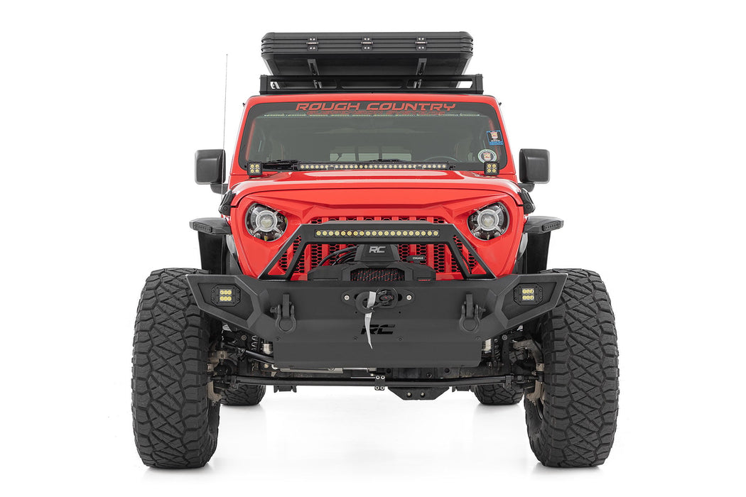 Rough Country Front Winch Bumper Jeep Gladiator JT/Wrangler JK & JL/Wrangler Unlimited - Recon Recovery