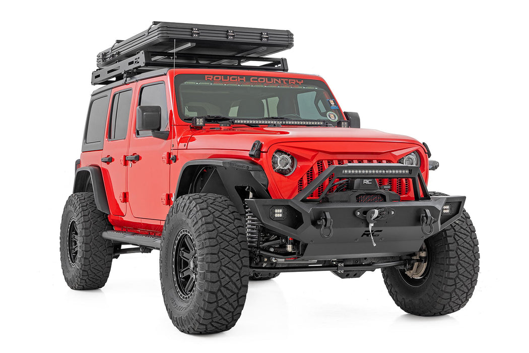 Rough Country Front Winch Bumper Jeep Gladiator JT/Wrangler JK & JL/Wrangler Unlimited - Recon Recovery