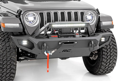 Rough Country Front Winch Bumper Jeep Gladiator JT/Wrangler JK & JL/Wrangler Unlimited - Recon Recovery