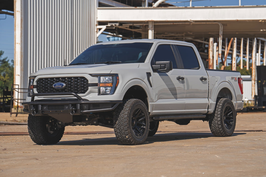 Front Upper Bumper Cover For 2021-2023 Ford F-150 – Black, Direct Fit, ML3Z17D957BAPTM