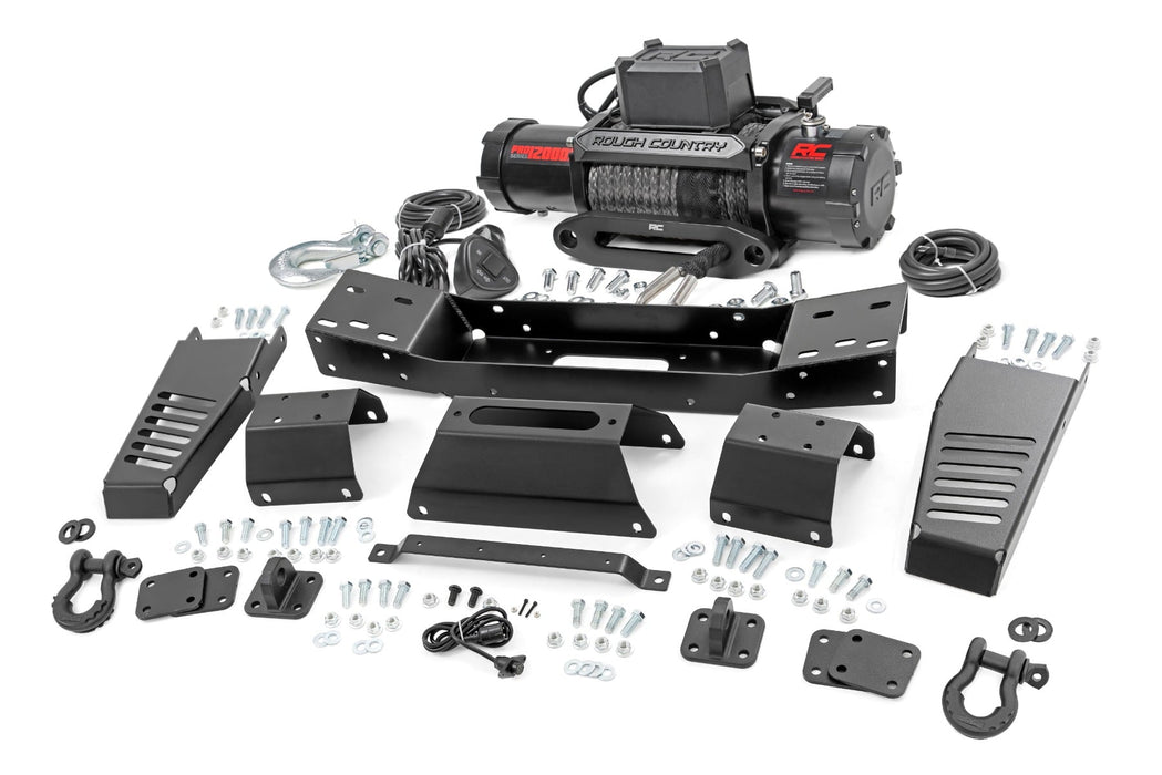Rough Country Hidden Winch Mount for 2022 - 2026 Toyota Tundra - Recon Recovery