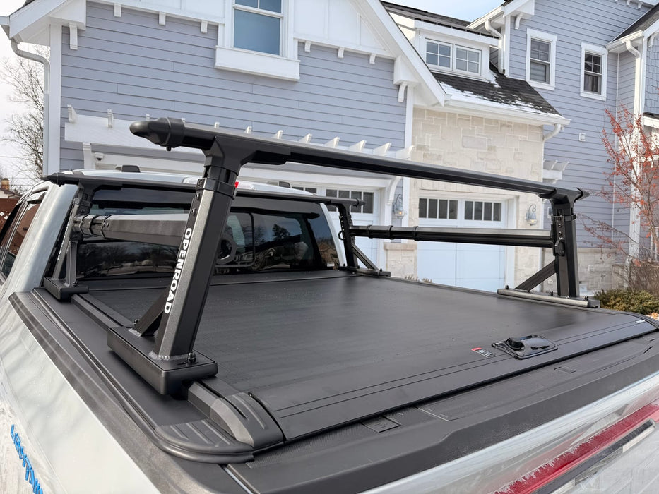OPENROAD Adjustable Truck Bed Rack | Heavy - Duty Overland Rack System - Recon Recovery