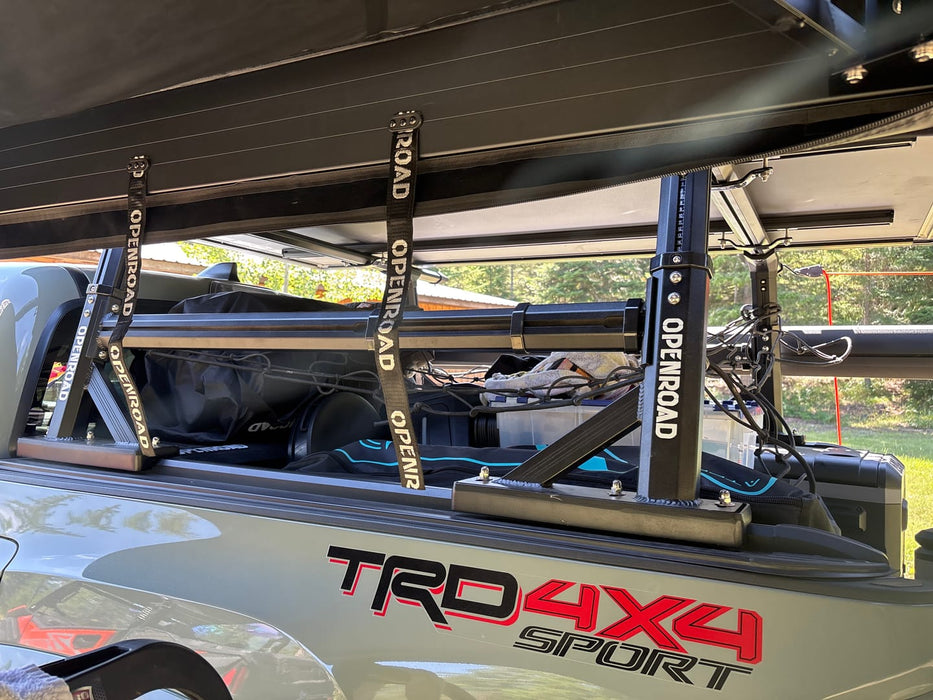 OPENROAD Adjustable Truck Bed Rack | Heavy - Duty Overland Rack System - Recon Recovery