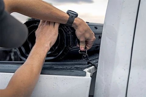 Rough Country Hard Roll Up Tonneau Cover for 2022 - 2026 Ford Maverick - Recon Recovery