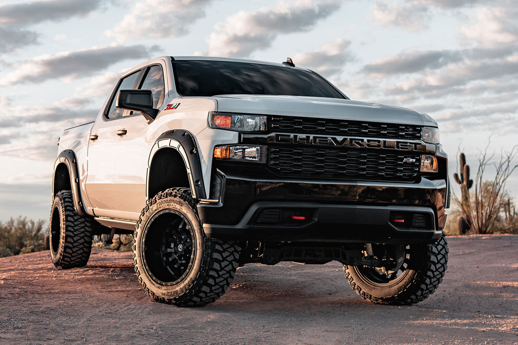 Rough Country Defender Fender Flares for 2019 - 2026 Chevy Silverado 1500 - Recon Recovery