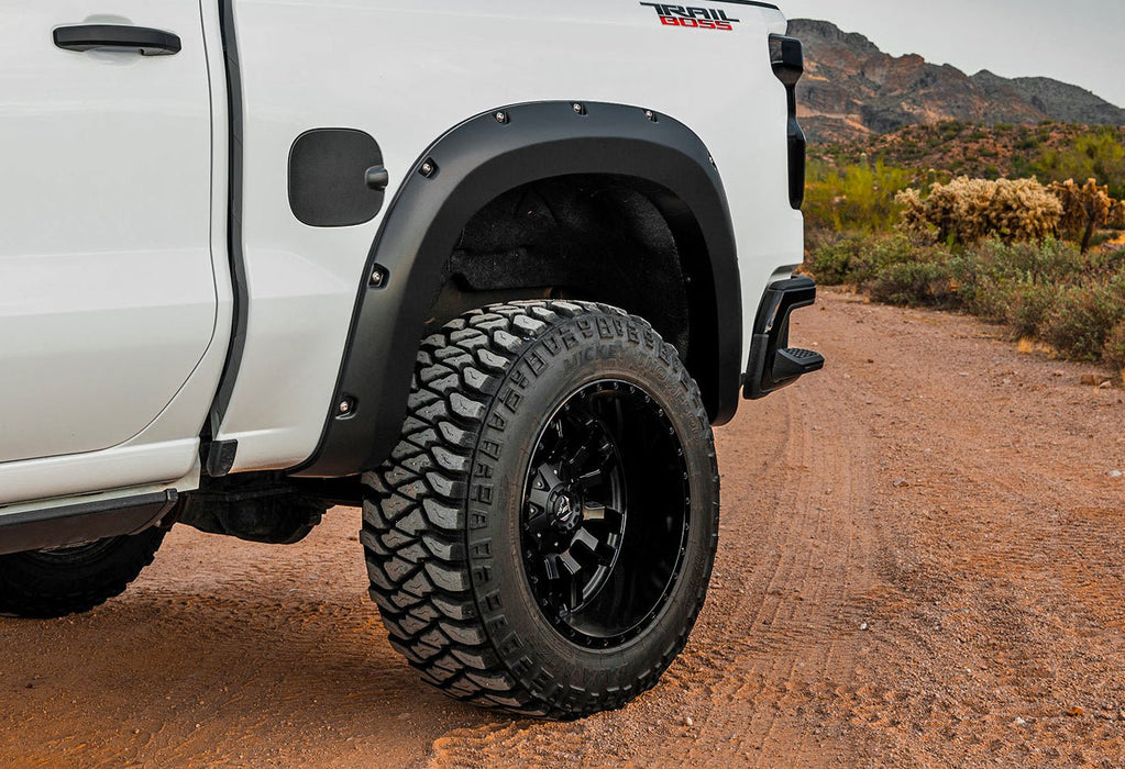 Rough Country Pocket Fender Flares for 2022 - 2026 Chevy Silverado 1500 - Recon Recovery