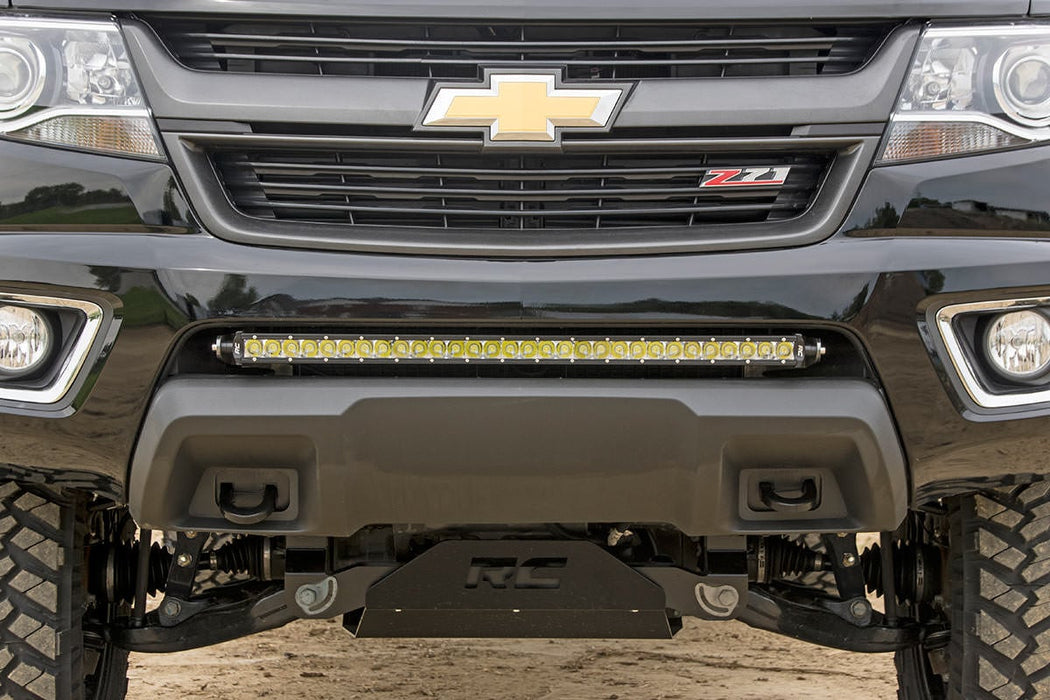 Rough Country Bumper 30 inch LED Light Mount for 2015 - 2022 GM Canyon & Colorado - Recon Recovery