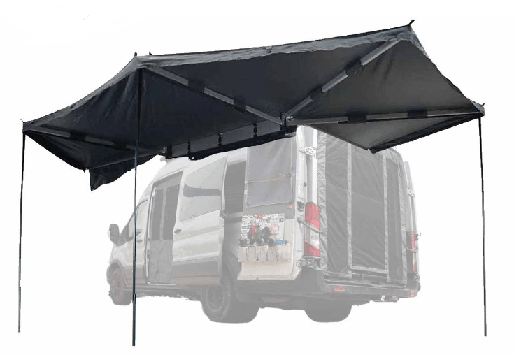 OVS 270 Degree Awning with Brackets for Mid - High Roofline Vans - Recon Recovery