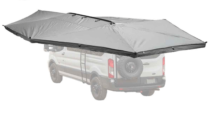 awning tent car Overland Vehicle Systems 270 Driver Side Awning with Bracket Kit for Mid