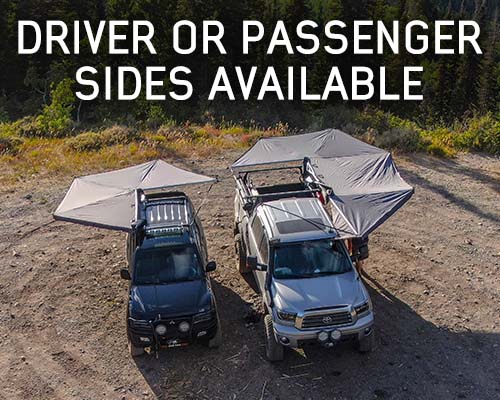 Overland Vehicle Systems HD Nomadic 270 LT Free Standing Awning + Bracket Kit - Recon Recovery