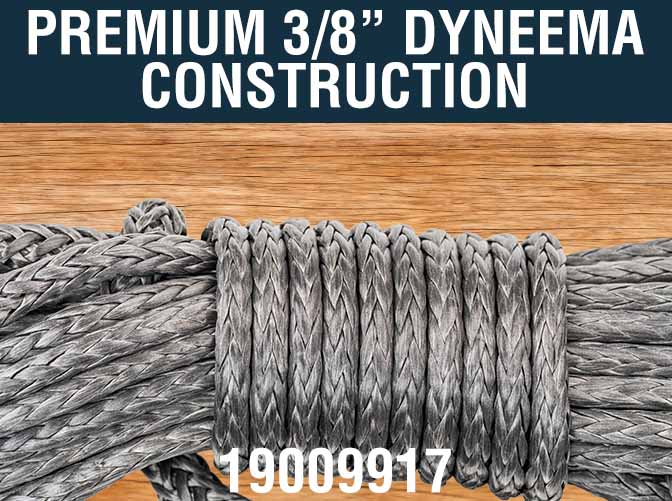 OVS Brute 3/8" × 50′ Winch Line Extension – 20,000 lb Synthetic Rope - Recon Recovery