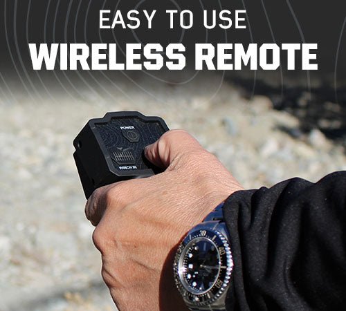 OVS SCAR 12k Steel Cable 12,000 lbs. Wireless Winch + Free Tow Strap - Recon Recovery