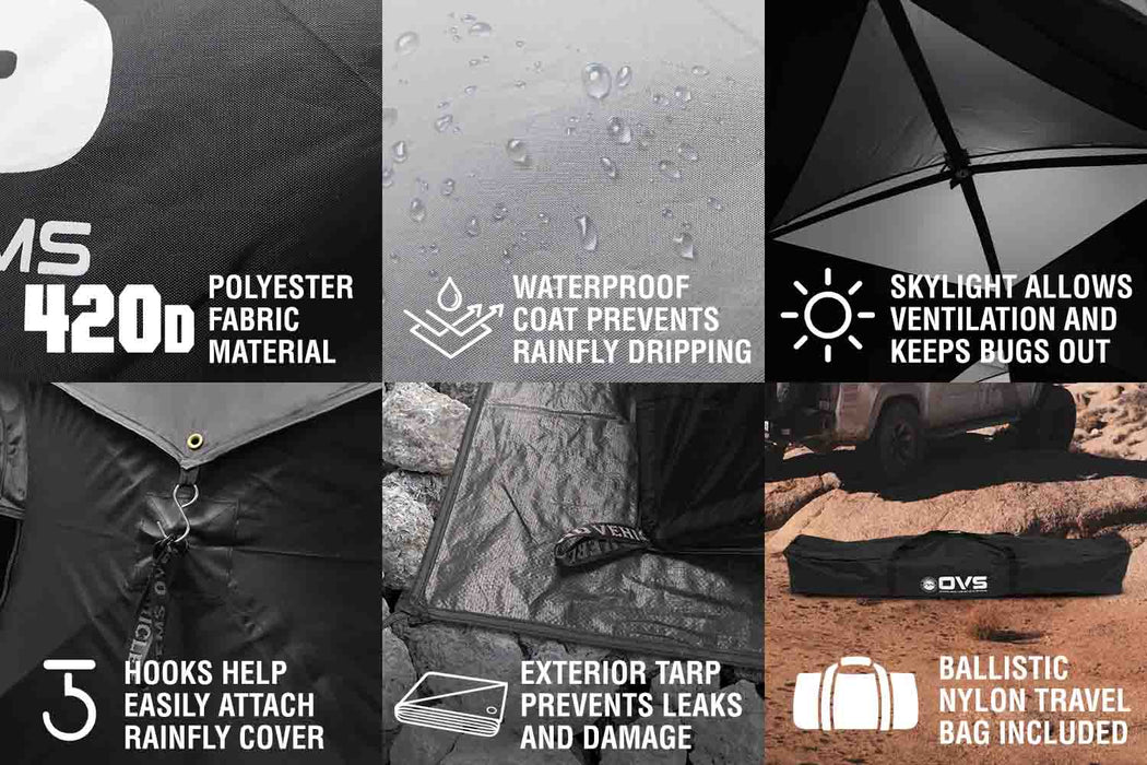 OVS Hub 4XL Ground Tent | Base Camp Tent – Quick Setup, 4 - Season Shelter - Recon Recovery