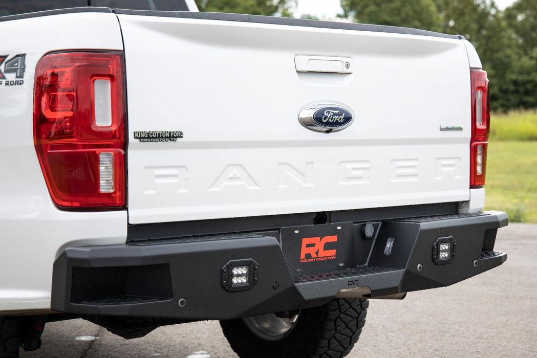 Ford Ranger P703 Rear Bumper RC Steel Rear Bumper with LED Lights for 2019-2023 Ford Ranger - Recon ...