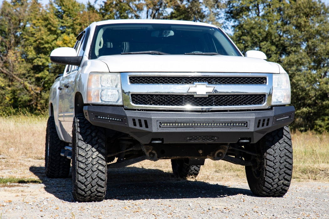 Rough Country Front High Clearance Bumper for 2007 - 2013 Chevy Silverado 1500 - Recon Recovery