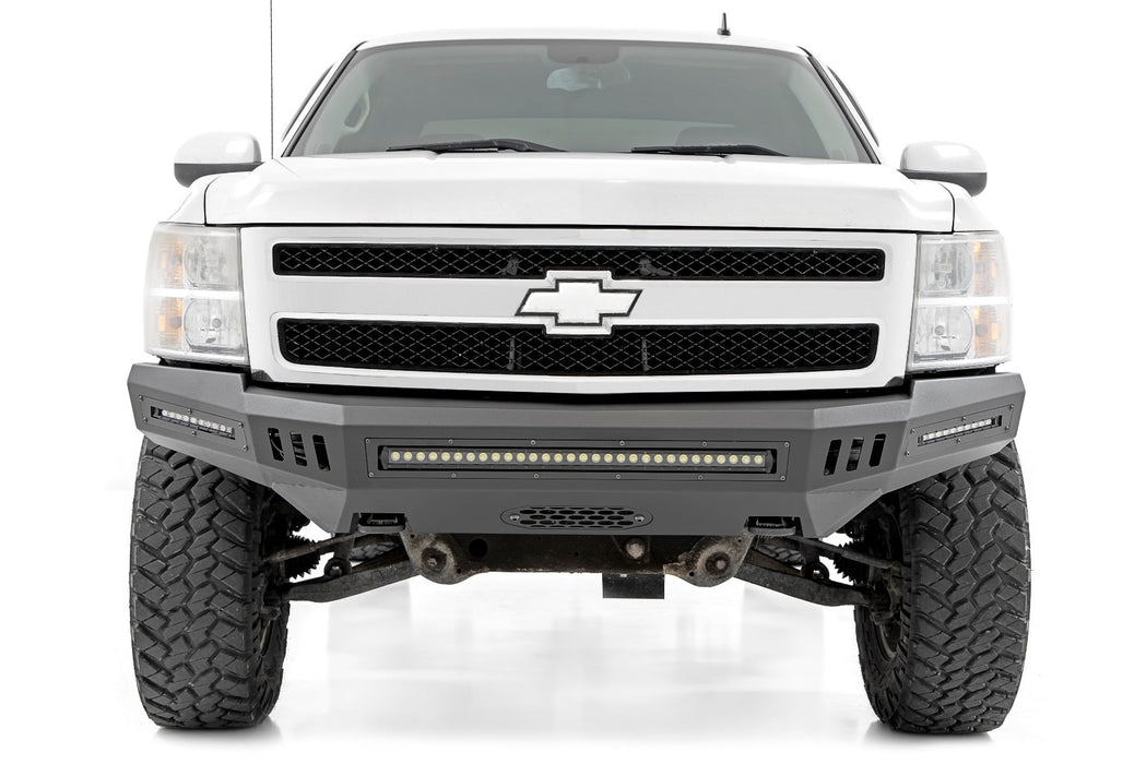 Rough Country Front High Clearance Bumper for 2007 - 2013 Chevy Silverado 1500 - Recon Recovery