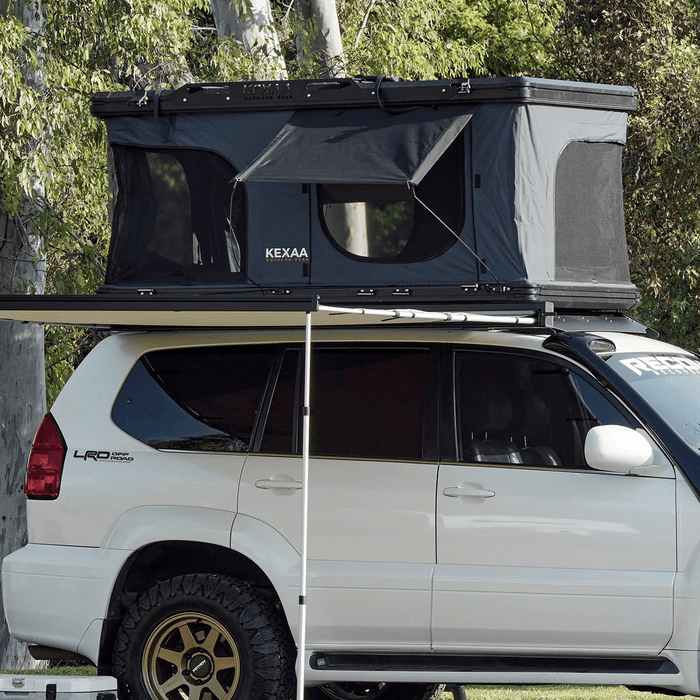 gear rock roof tent Kexaa Outdoor Gear Pop up 360 Aluminum Hardshell Rooftop Tent with Cross Bars