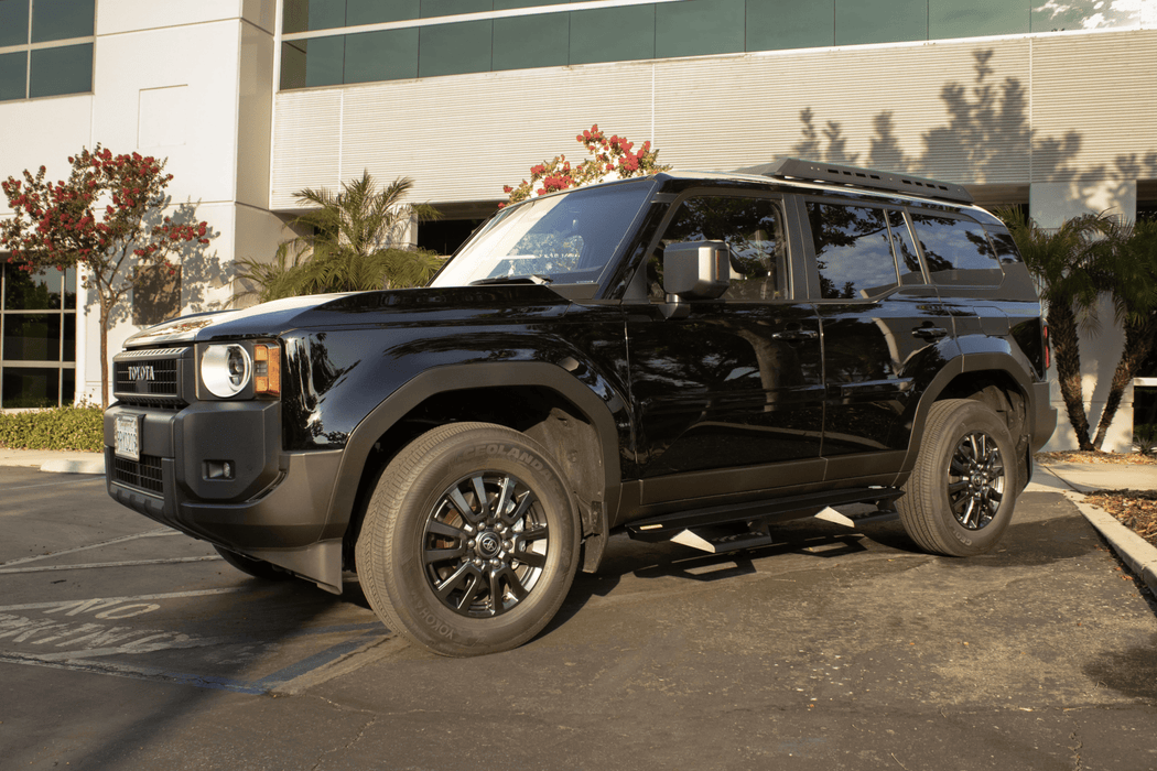 Smittybilt Angular Bolt on Drop Steps for 2024 - 2026 Toyota Land Cruiser - Textured Black - Recon Recovery