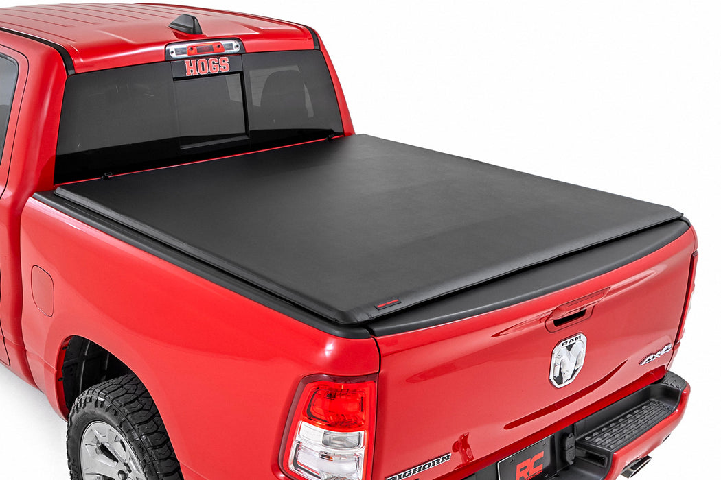 Rough Country 42319640 Soft Roll Up Tonneau Cover for 2009-2024 Ram 1500 & 2500 (6' 4" Bed)