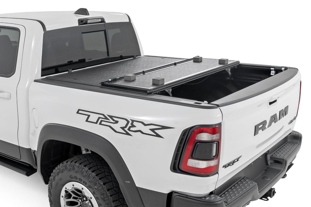 Rough Country Hard Low Profile Bed Cover for 2021 - 2024 Ram 1500 & 1500 TRX - Recon Recovery