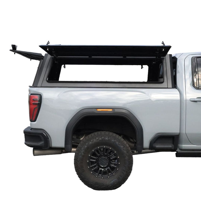 Expedition Stainless Steel Bed Cap With Wing Doors for 2020 - 2027 GM Silverado Sierra 2500/3500 - Recon Recovery