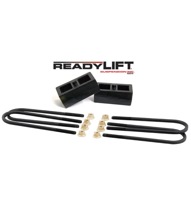 ReadyLIFT 2" Rear Block Kit for 2000-2010 Chevrolet/GMC Silverado 1500/Sierra 1500/Silverado 2500 HD/Sierra 2500 HD/Silverado 3500 HD/Sierra 3500 HD - Recon Recovery