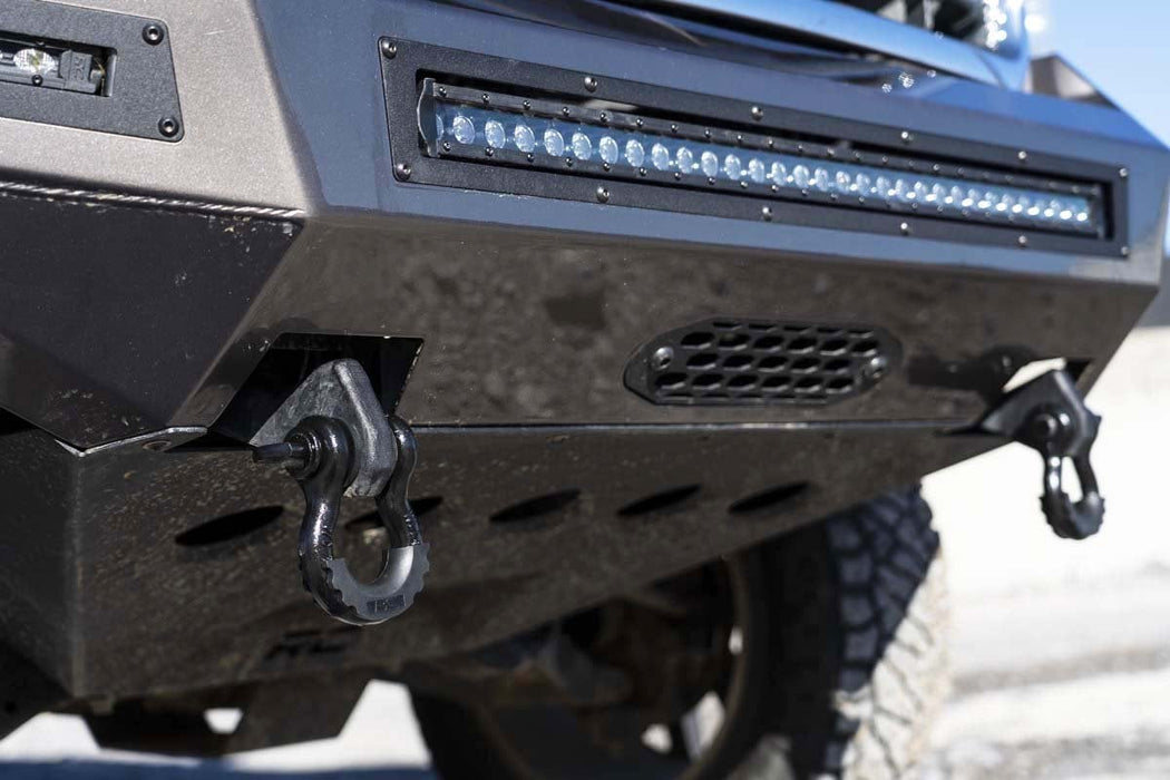 Rough Country Tow Hook Brackets for 2007 - 2013 Chevy Silverado & GMC Sierra 1500 - Recon Recovery