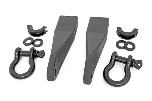 Rough Country Tow Hook Brackets for 2020 - 2026 GMC Sierra 2500 HD - Recon Recovery